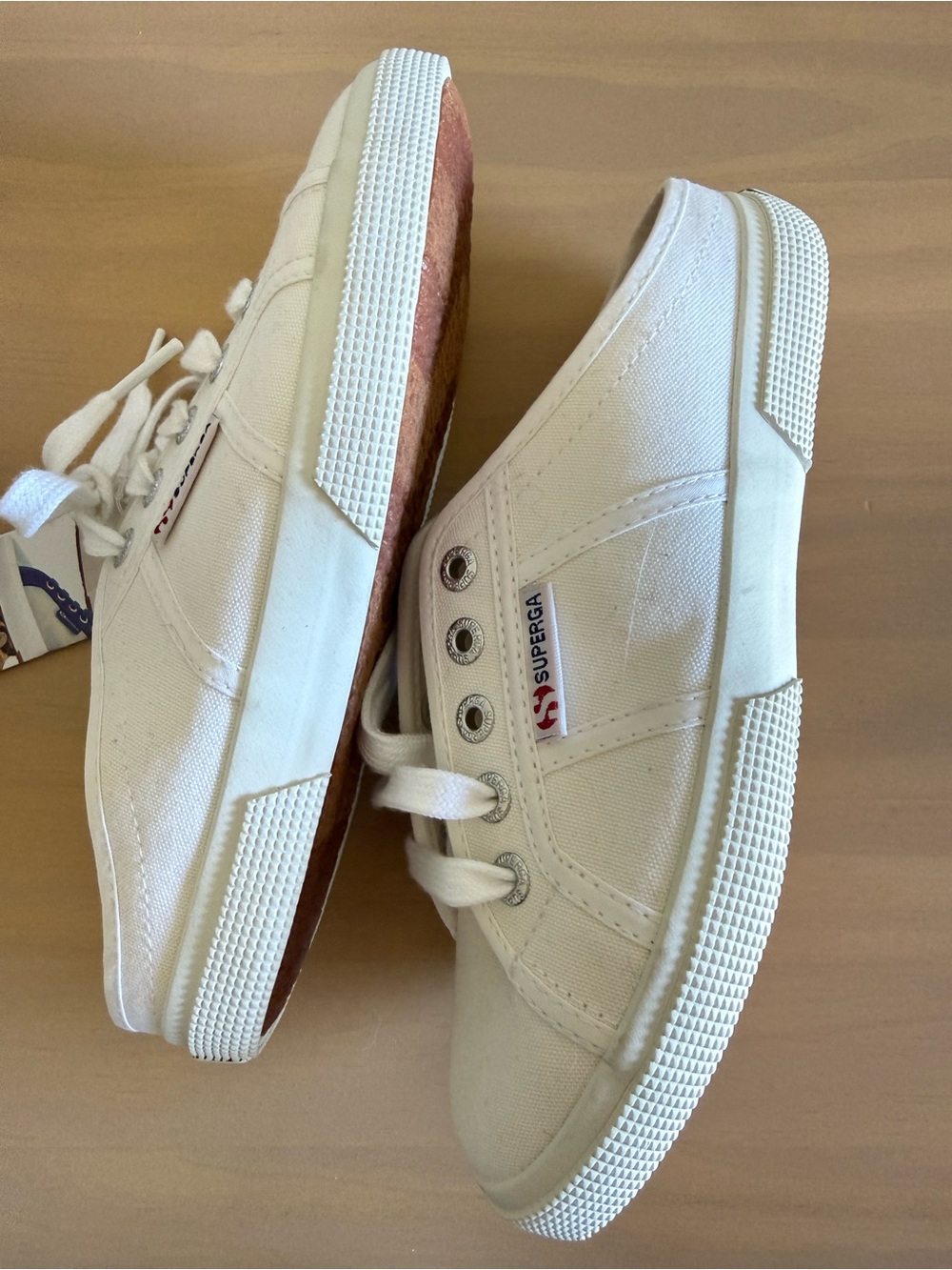 Superga 2288 Vcotw Fantasia Collection White Canvas Mule Sneakers New 36 6 - Picture 9 of 14